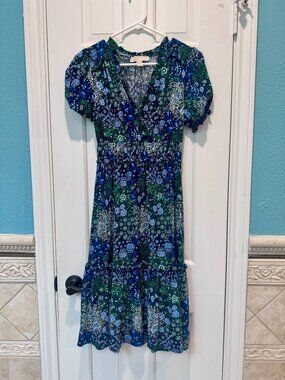 open lace back dress Pleated Spaghetti Strap Tie Waist Midi Dress Cobald Blue / XL